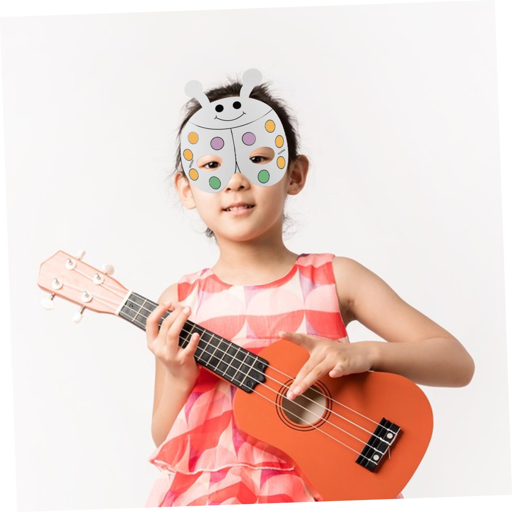 Set 1 Maschere Fai da Te per Bambini, Carta e Plastica