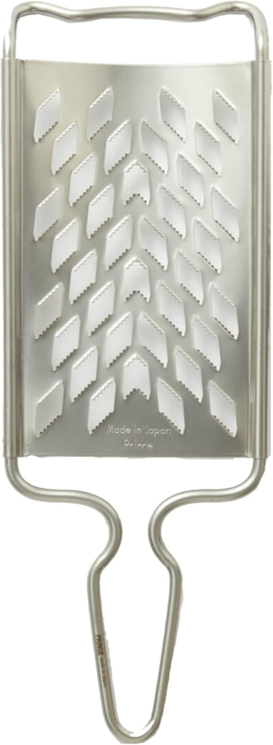 Japanese Grater, Daikon Oroshi, Stainless Steel, Made in Sanjo, Japan, Silver