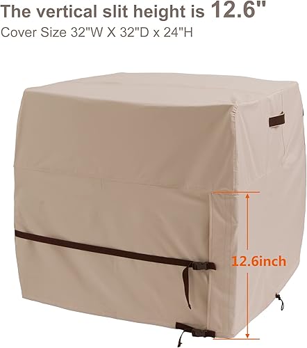 Miniatura 3 de Cubierta de aire acondicionado para unidades exteriores, cubierta de aire acondicionado para invierno al aire libre, a prueba de nieve, impermeable,
