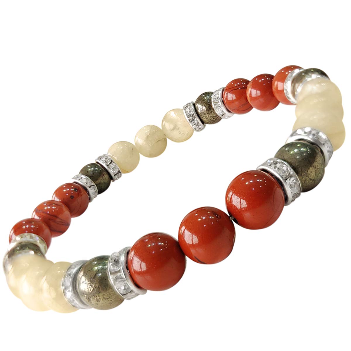Shubhanjali Multicolor Crystal Stone 8mm Gemini (Mithuna) Zodiac Bracelet For Men and Women,1 Piece (B08HHD5WZF) Amazon Price History, Amazon Price Tracker