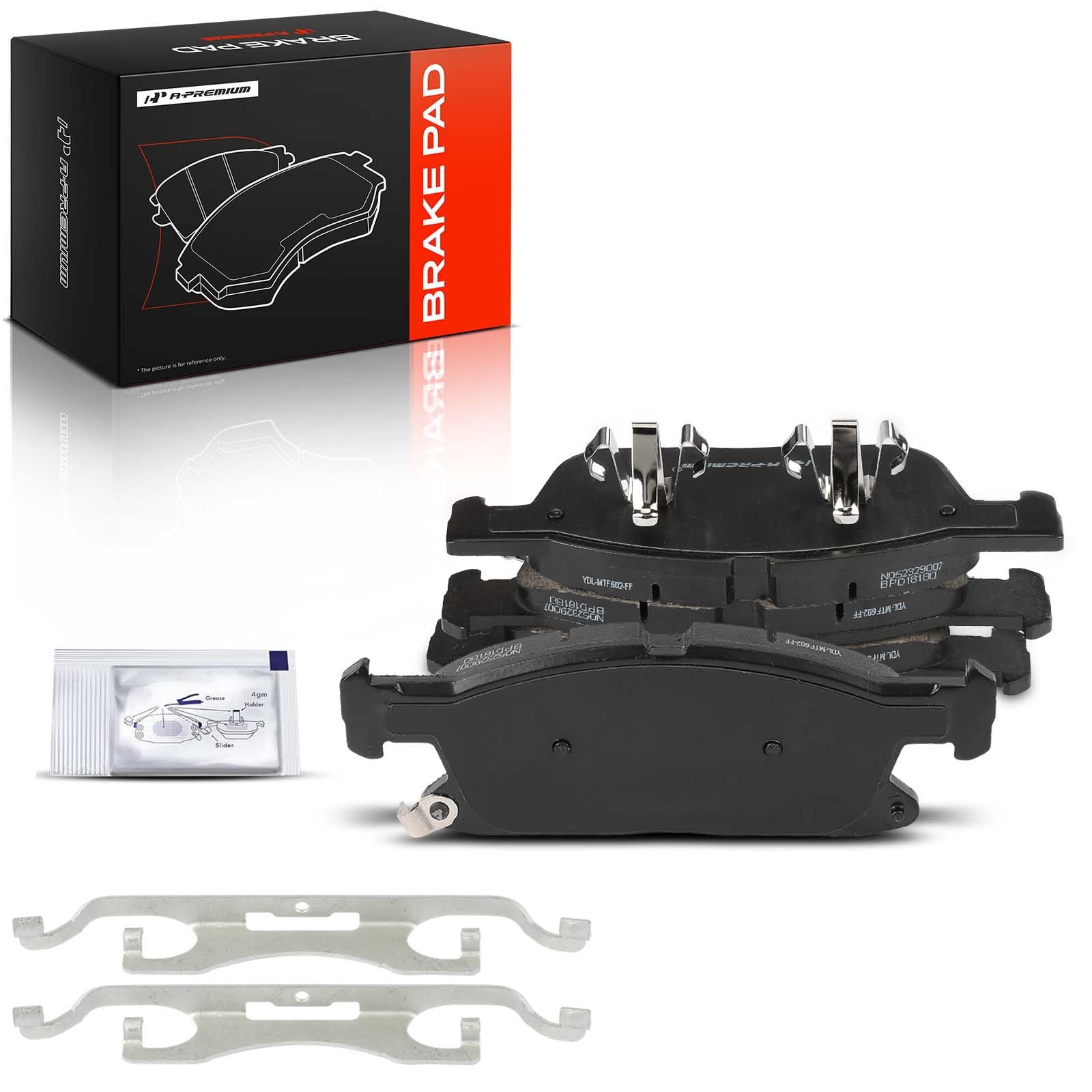 Amazon.com: A-Premium Front Ceramic Brake Pads Set Compatible with