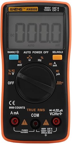 Multimètre Numérique AN8008 Auto-Ranging AC DC Voltmètre …