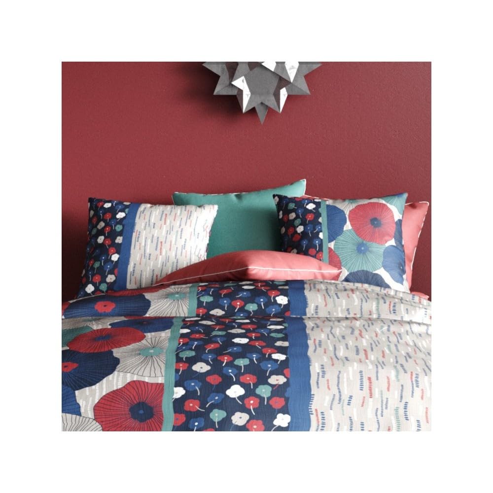 Housse de Couette 260x240 AGUEDA + 2 taies Coton 57 Fils