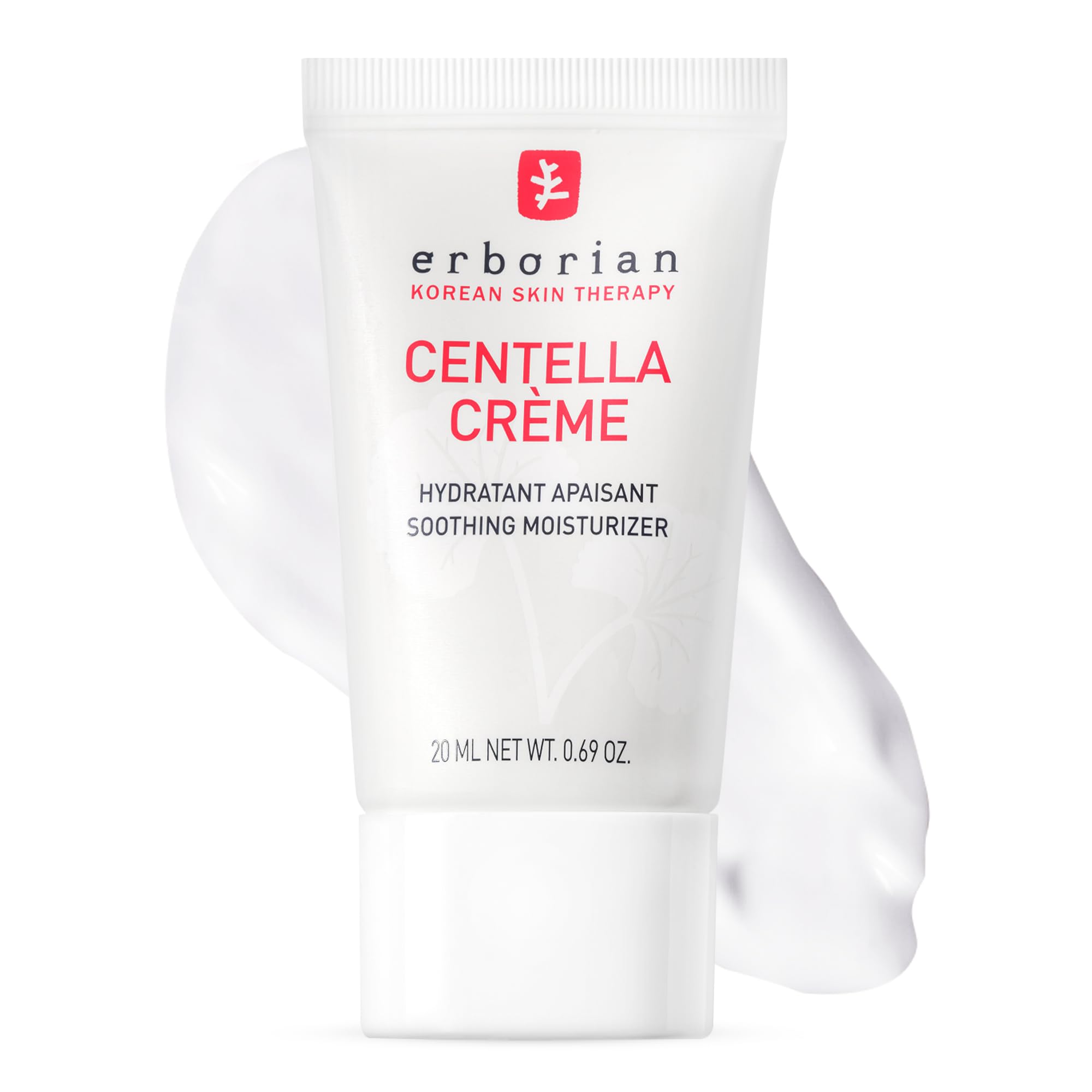 Erborian – Centella Cream with Centella Asiatica and hyaluronic acid - Soothing Moisturizer - Korean Skincare - Anti-rednesses - 20ml