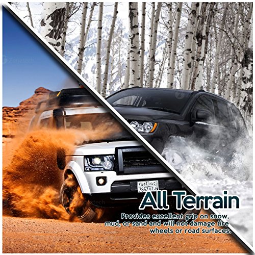 image for Zone Tech Car Snow Chains - Premium Quality Strong Durable All Season 