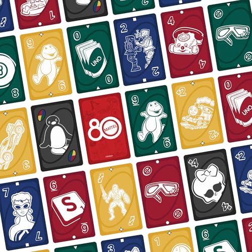UNO Jeu de cartes Rubis 80ème anniversaire de Mattel Pour toute la famille UNO JGK30 - vue 6