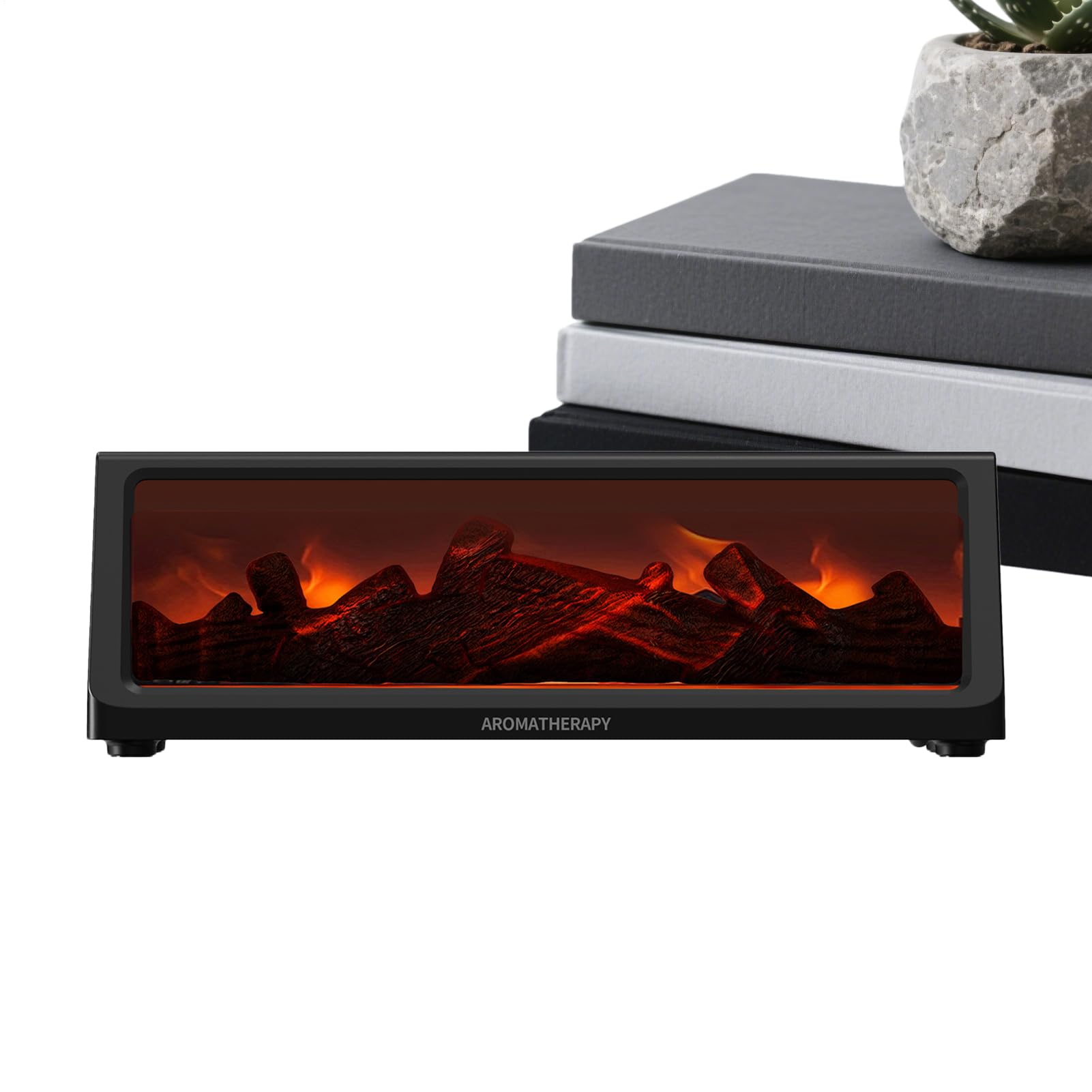 Diffusore di oli essenziali, diffusore di aromi multifunzionale | umidificatore ad ultrasuoni con lampada notturna in carbonio, stile stufa, per scrivania, soggiorno, camera da , bagno,