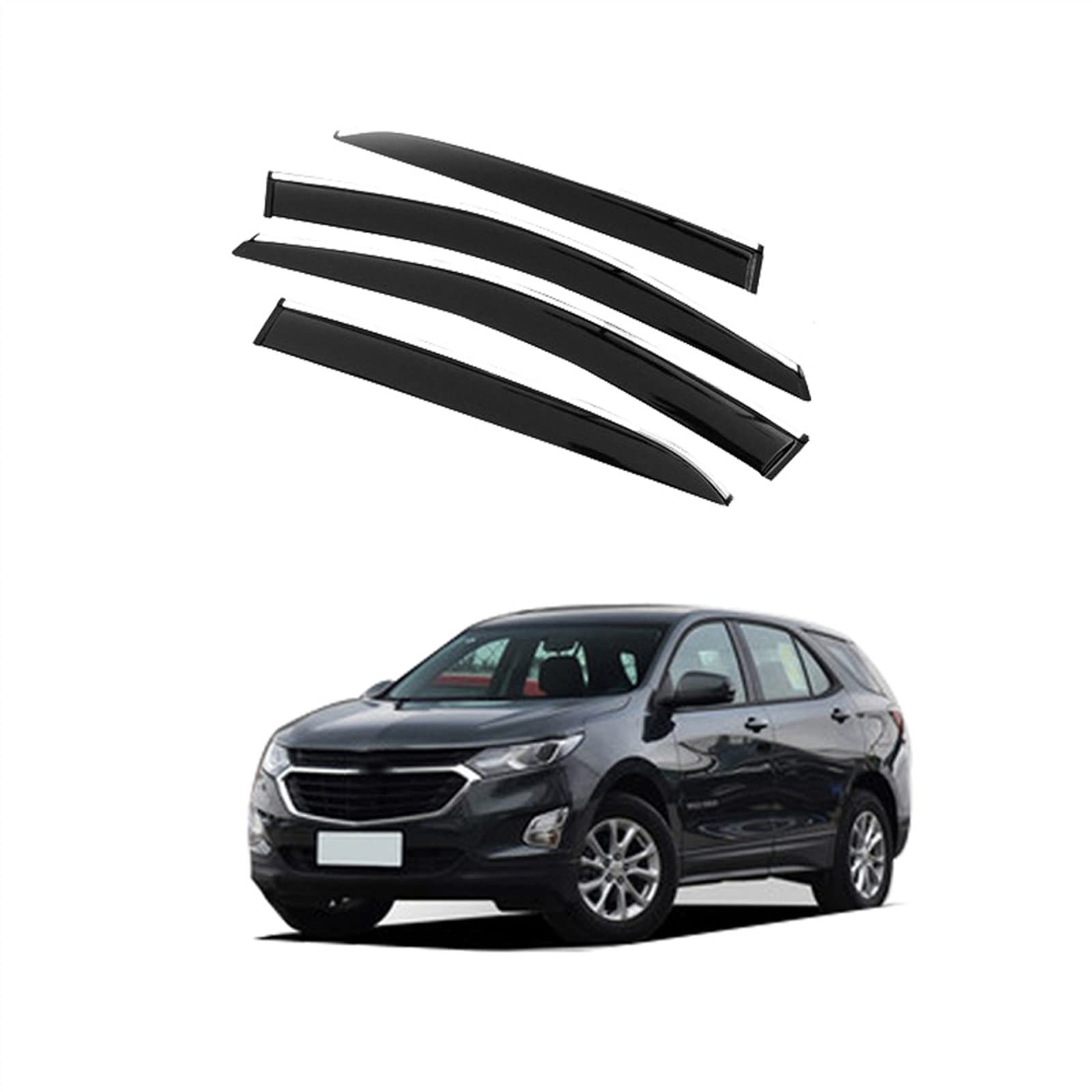 Voiture fenêtre visière Chevrolet Equinox évite la bée et infiltration pluie