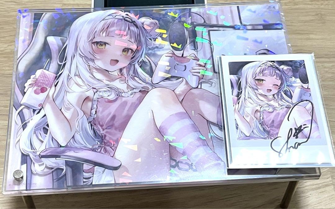 ホロライブ 紫咲シオン 1周年記念 直筆サイン入りポストカード ホロライブ 紫咲シオン 1周年記念 直筆サイン入りポストカード 美品