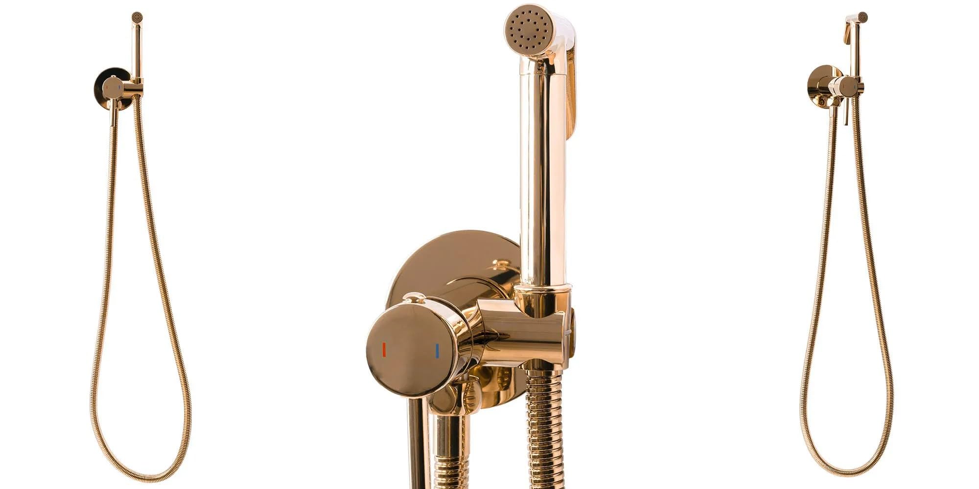 Rea - Bateria Bidetowa Lungo Loop Miedź - 13,5 x 8 x 11 cm
