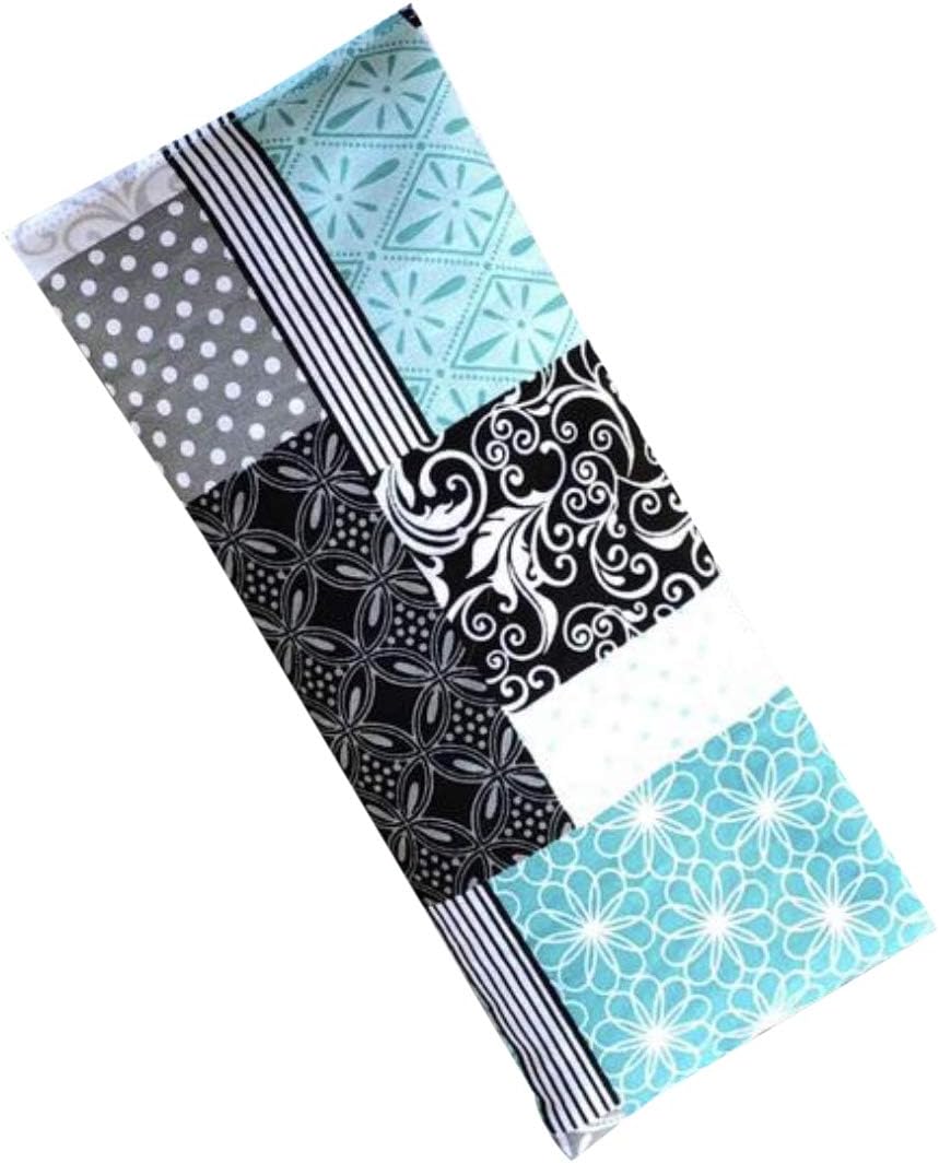 Microwave Heating Pad, Microwavable Hot Pack, Ice Pack, Moist Therapy or Cold Compress, Flax Seed and Dried Herbs, Great for Back, Neck, Head, Cramps