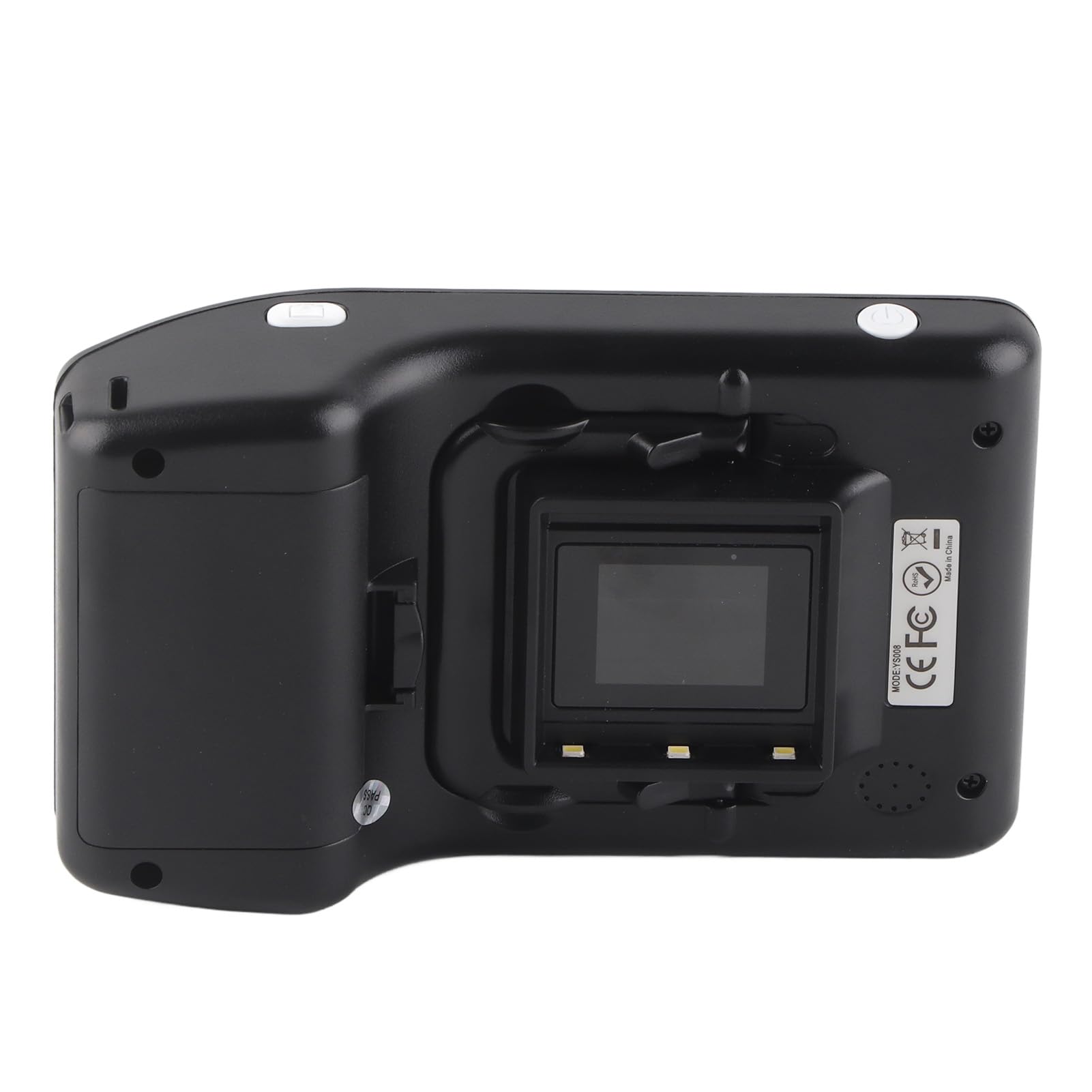 Lupa digital portátil, ayuda de lectura electrónica, imagen de alta definición, 8 modos de color con mango plegable para baja visión (BLACK)