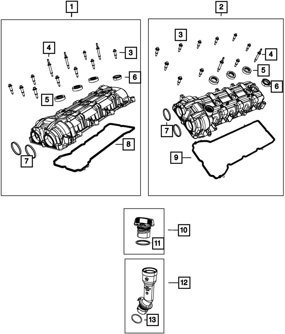 Mopar 5184596AE Valve Cover Gasket