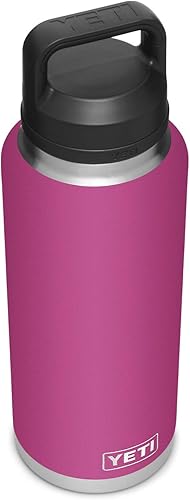 Miniatura 3 de YETI Rambler - Botella de acero inoxidable con tapa para beber (46 onzas), Prickly Pear