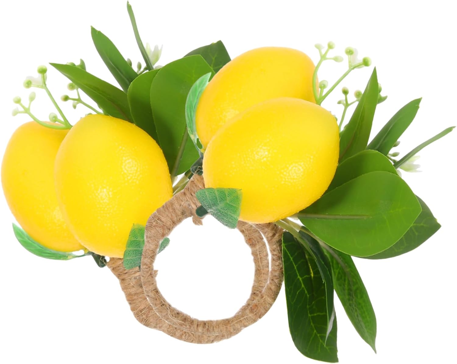 MAGICLULU 16pcs Napkin Holder Party Table Centerpiece Lemon Napkins Holder Lemon Themed Kitchen Accessory