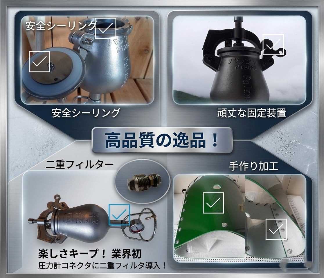 Amazon.co.jp: Palansoパランソポン菓子機 手動式フルセット容量4合 5