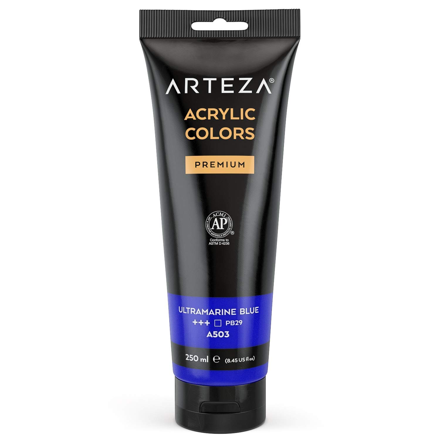 Acrylic Color (Ultramarine Blue) 250ml/ tube + transparent label