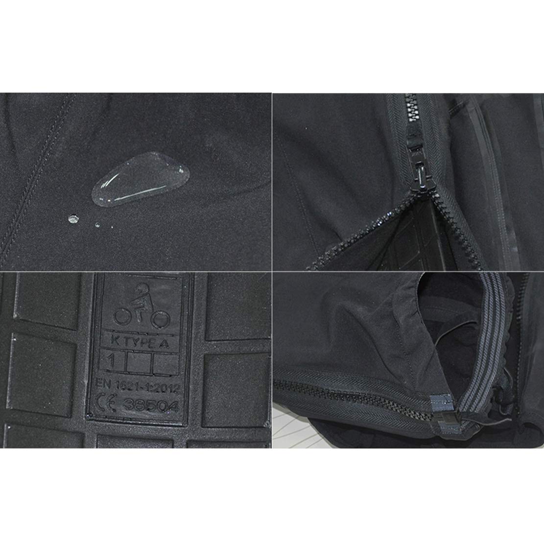 AKT Rodilleras de Moto PRO Invierno A Prueba de Viento Mantener Caliente Equipo de Ciclismo Protector de Equipo de Motocross para Motocicleta Esquí, 1 Par