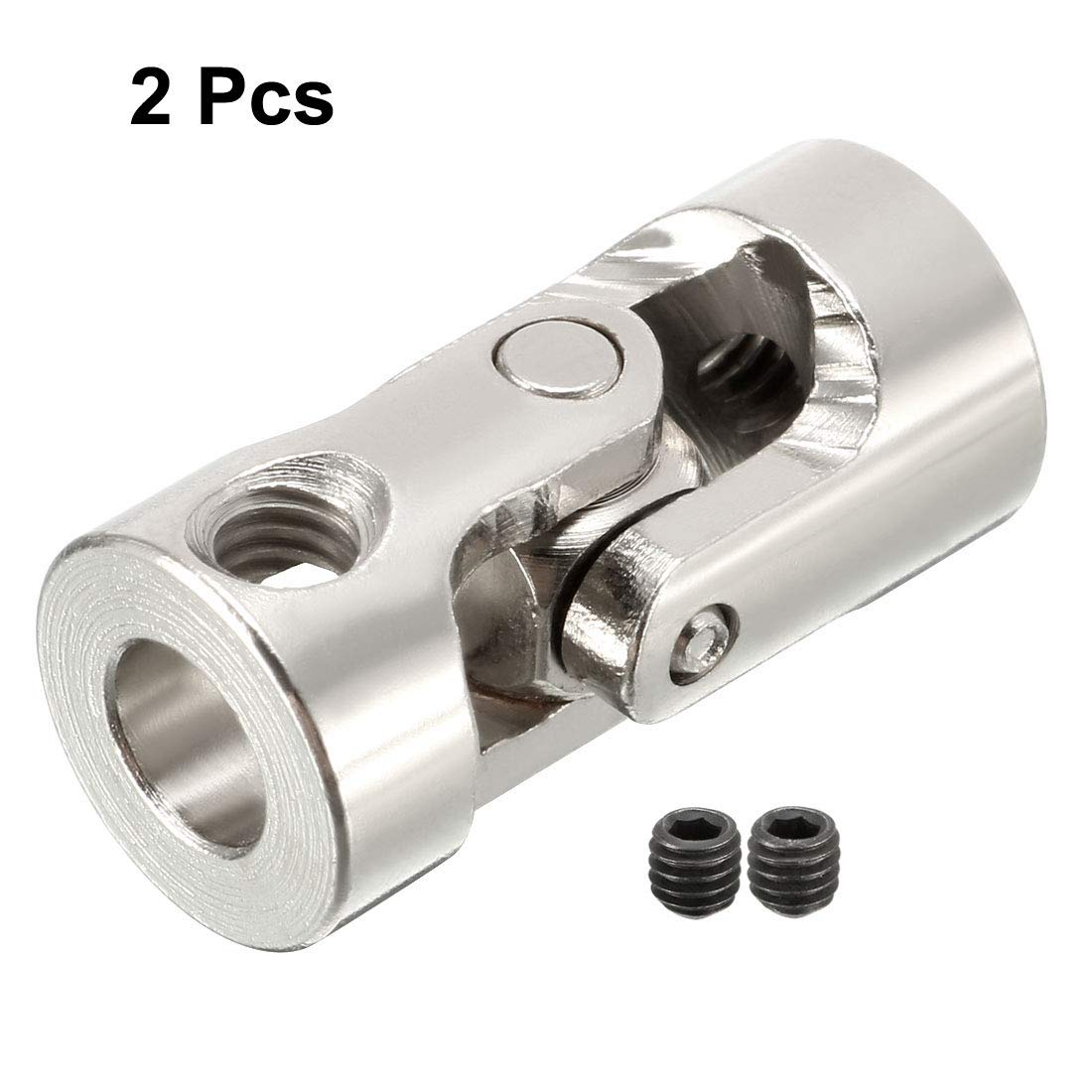 Amazon.com: uxcell 2pcs 5mm to 5mm Inner Dia Rotatable Universal