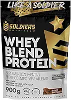 Whey Blend Protein Concentrado e Isolado - 900g - Soldiers Nutrition (900g, Chocolate)