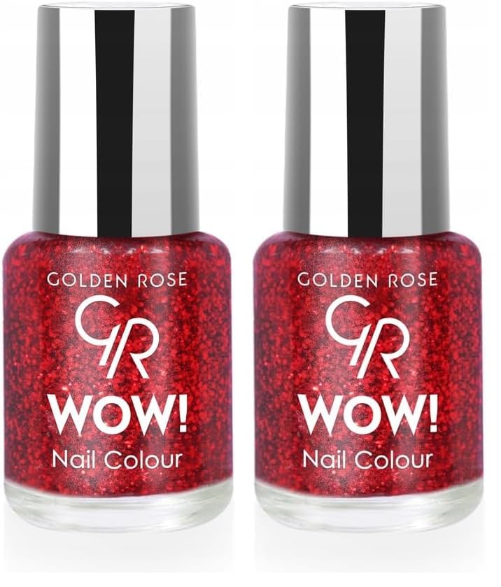 Golden Rose Wow Nail Color Glitter No:209 - Oje 2li paket