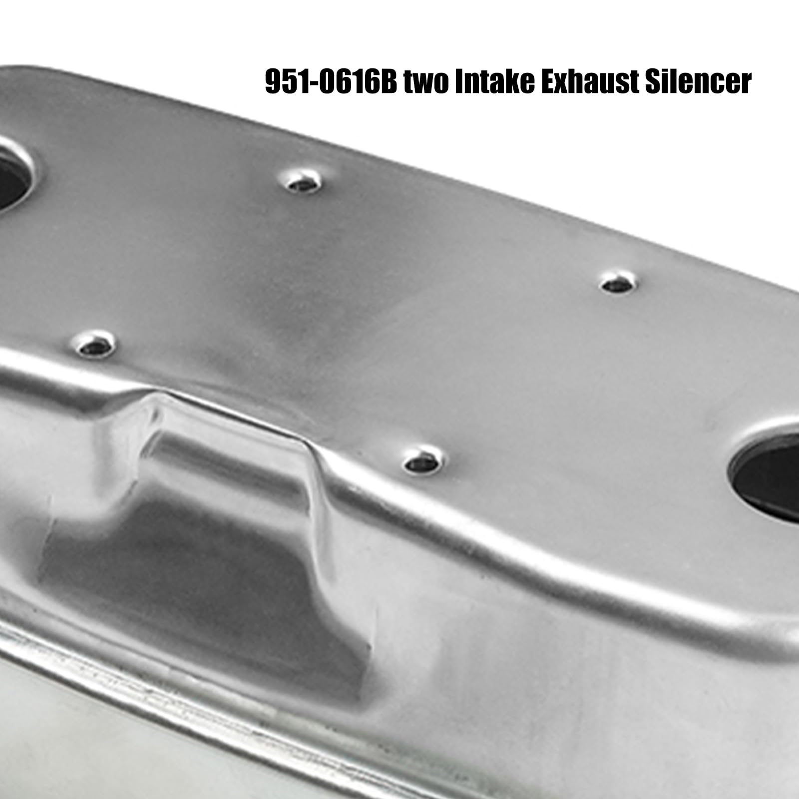 Silencieux d'échappement de rechange, installation facile, double entrée d'échappement pour tondeuse en alliage GT1222 RZT22 RZT54 751-0616B 951-0616B