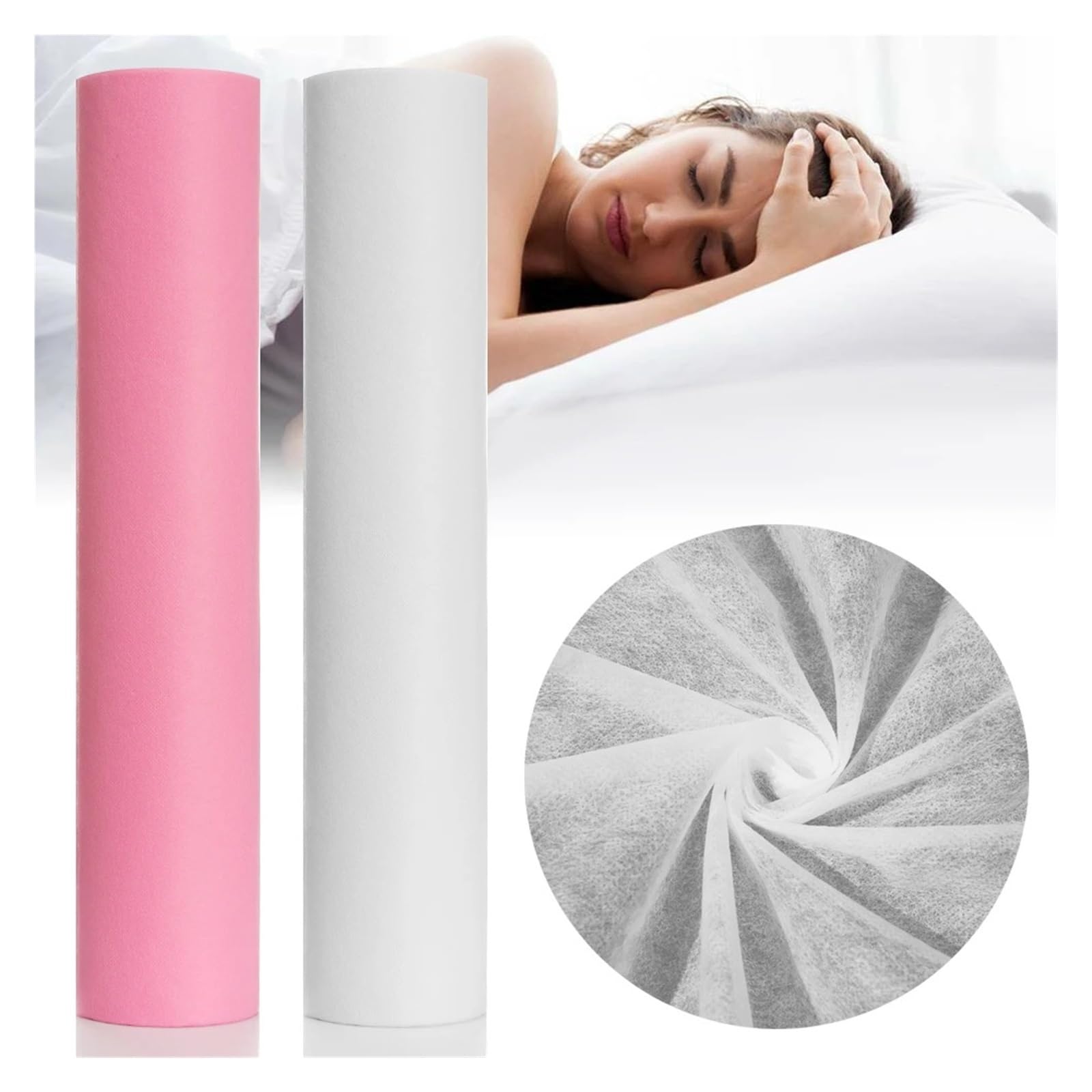 Massageliegenbezug 50 Stück/Rolle Vlies-Bettlaken for Schönheits- und Massagesalons, x 70 cm, SPA-Salon, Tatto, wasserdicht, Tischdecke, Kissen, Handtuch