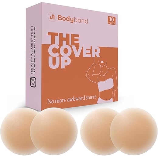 Bodyband Silicone Nipple Covers 2 Pair Beige