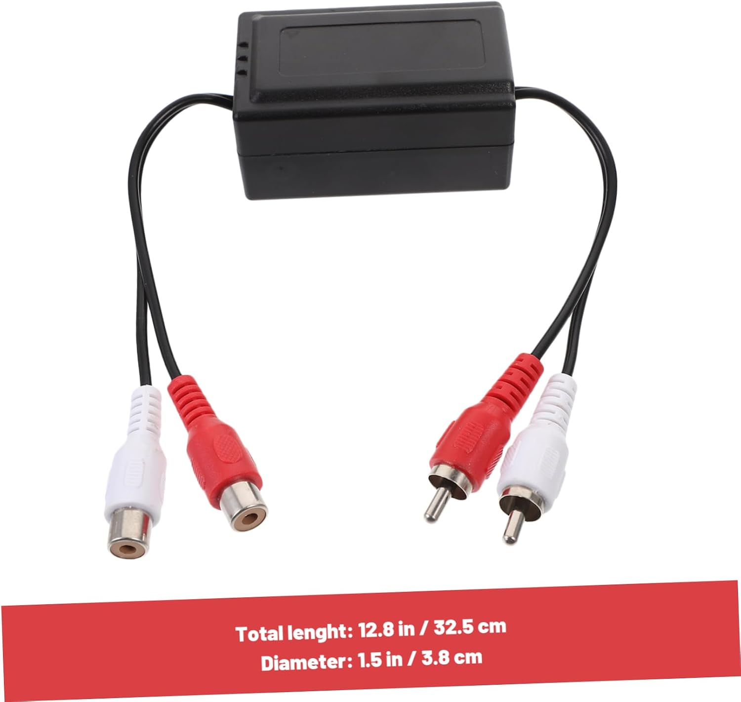 3pcs Ground Loop Noise Isolator for Car Audio Easy Install Noise Filter Sound Quality Enhancer Durable Compatible Various Car Models