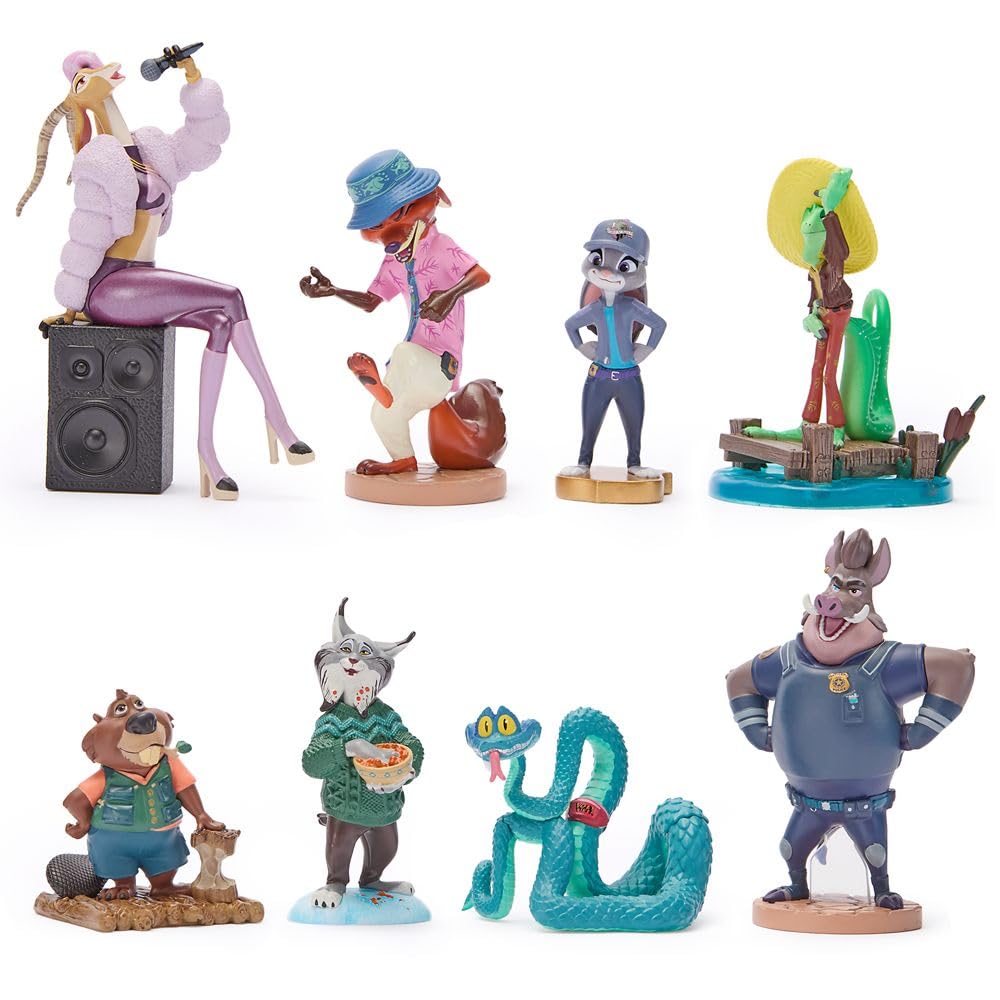 Amazon.com: Disney Store Official Zootopia 2 Figure Set – 8 Fully