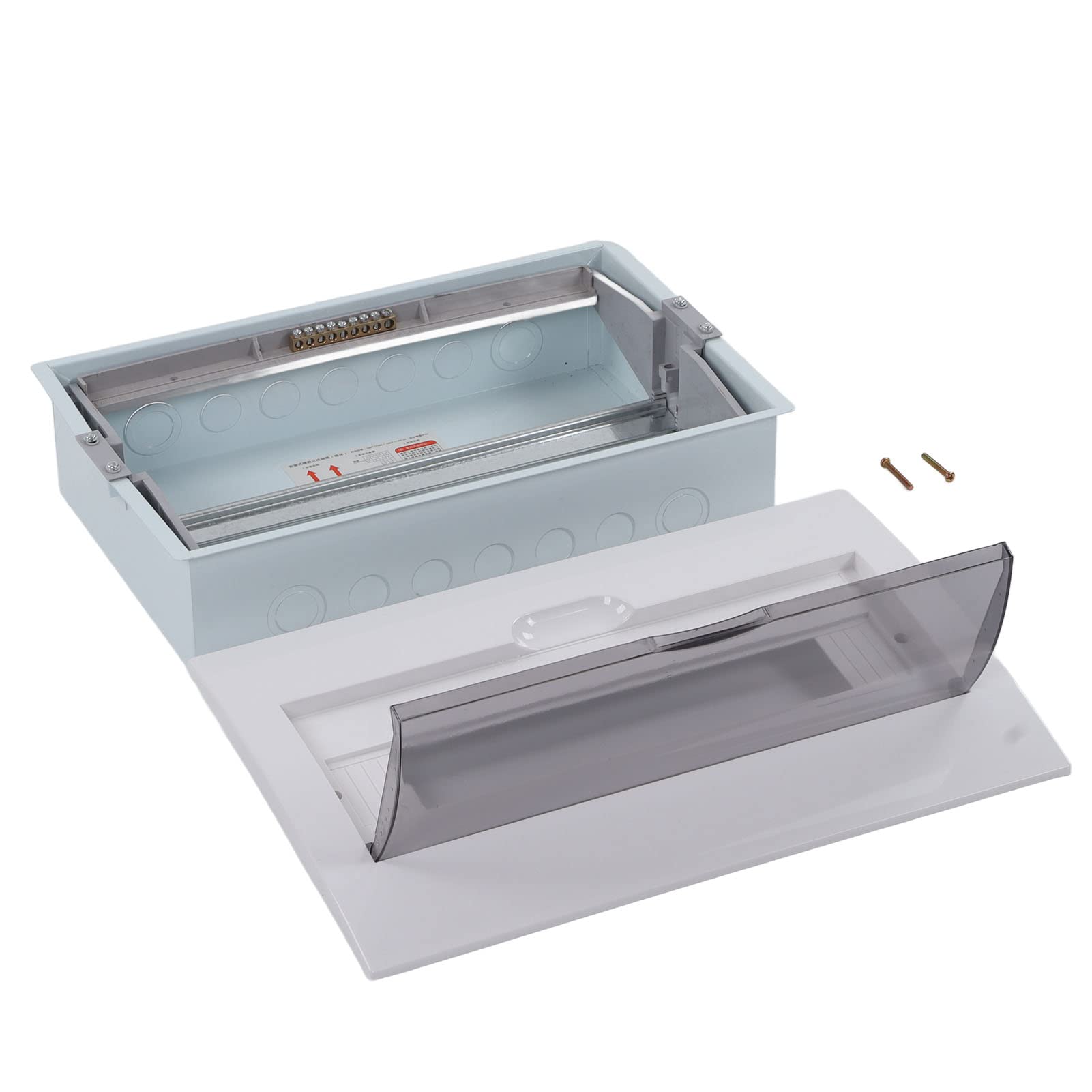 Caja de Unión de Distribución Premium de 18 Años con Instalación de Carril DIN para Tiendas de Hoteles, Cobertura Transparente para Observación de un Bloque de Tropiezo Simple, Material de