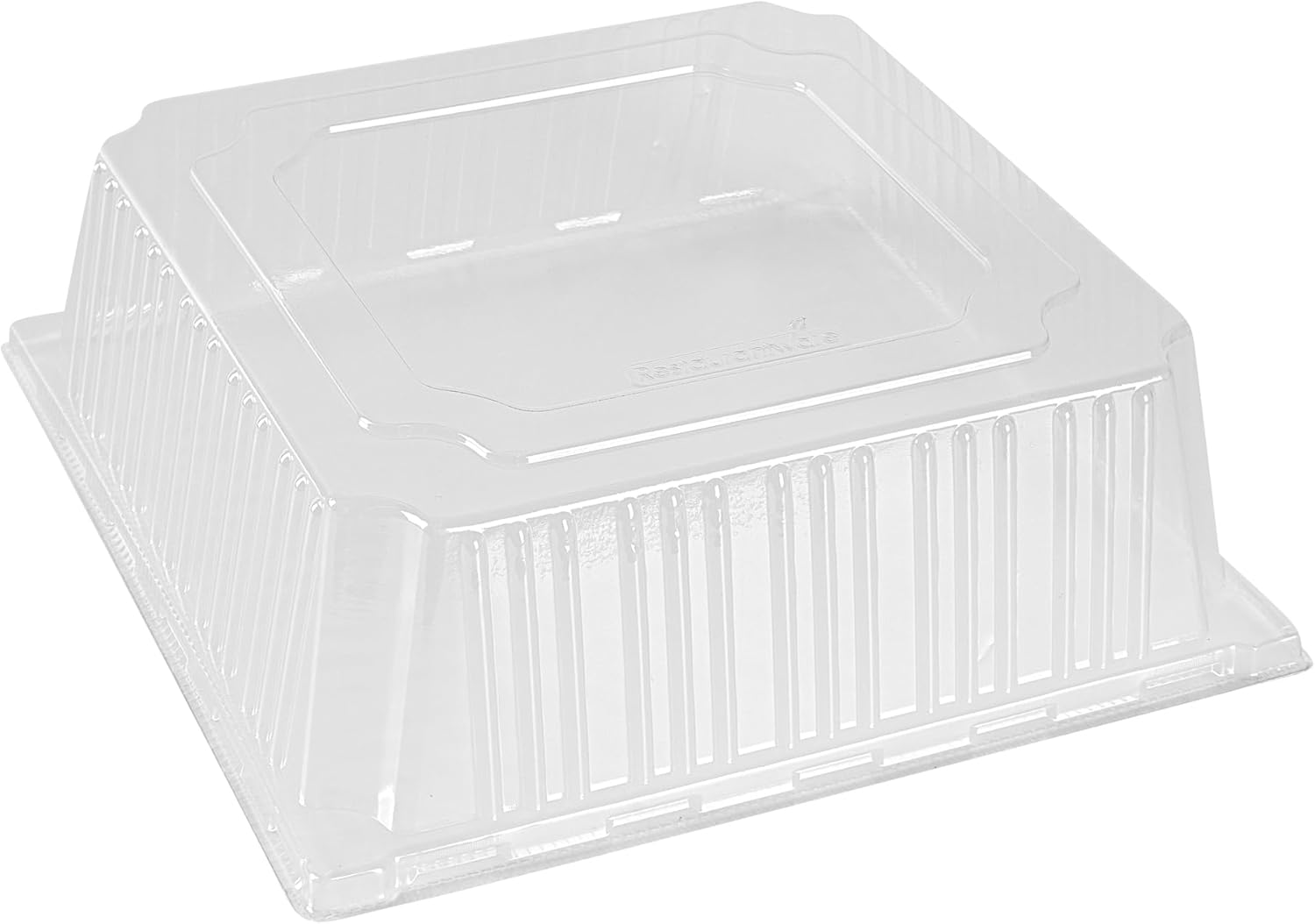 Restaurantware-LIDS ONLY: 9.5 x 9.5 x 2.8 Inch Clear Plate Lids, 25 Disposable Plate Covers - Plates Sold Separately, Dome Design, Clear Plastic Lid, For Party Platters Or Delivery Orders