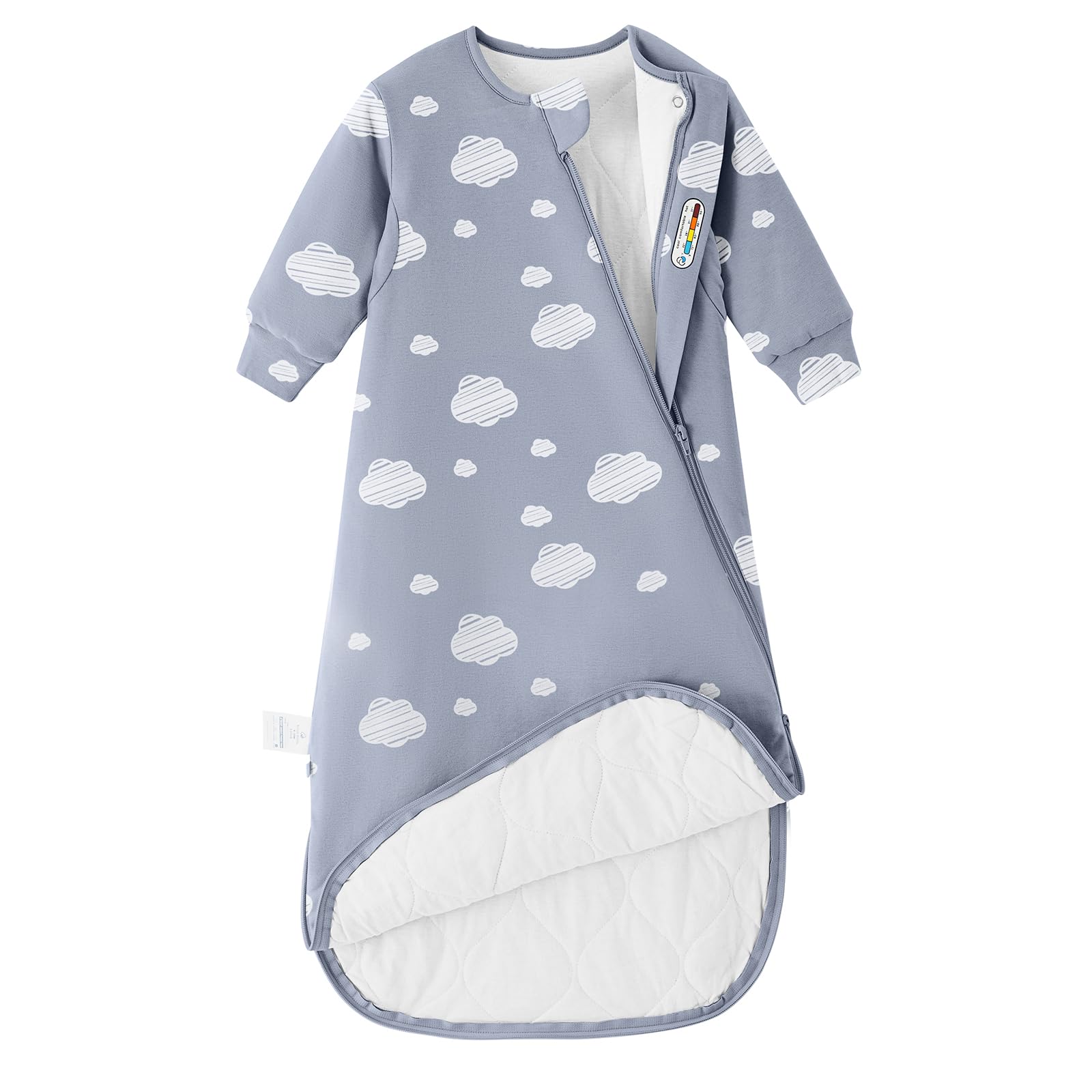 kaiya baby Unisex Sleeping Bag for Babies and Toddlers 2.5 Tog Sleep Sack 6-18Months, Baby Sleep Sack, One piece with sleeves,Gifts for Baby