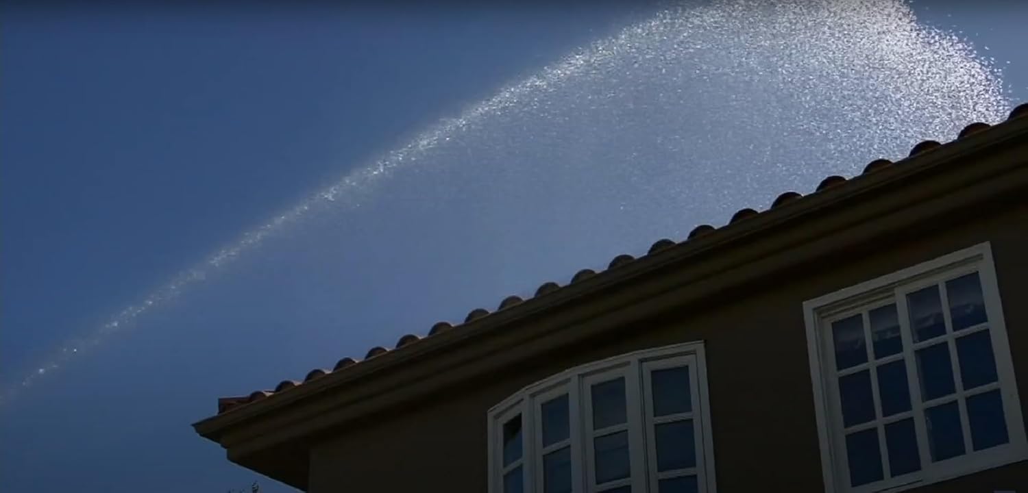 Ultimate Innovations Fireman's 5-Pattern Flip Handle Hose Nozzle (Blue)