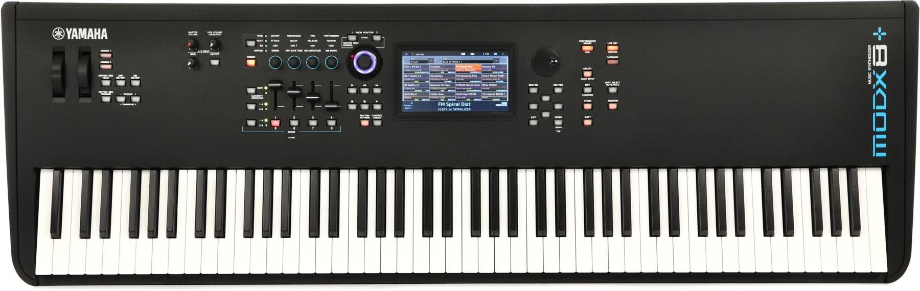 MODX8+ 88-Key Synthesizer Workstation , Black