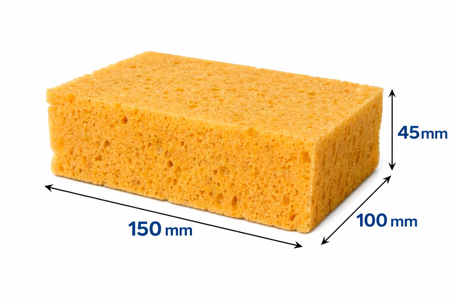 70 Stück Autoschwämme Großpack 150x100x45 mm – Waschschwämme für Autopflege & Reinigung