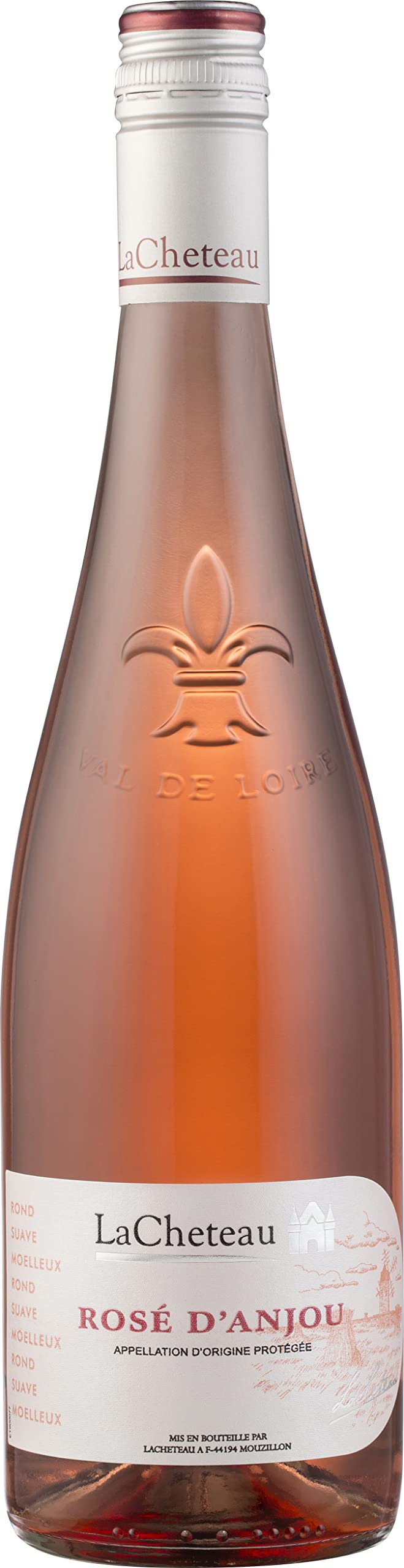 LaCheteau - Vino Rosato, Rosé d'Anjou demi-sec, Valle della Loira, Francia (6 x 0,75 l)