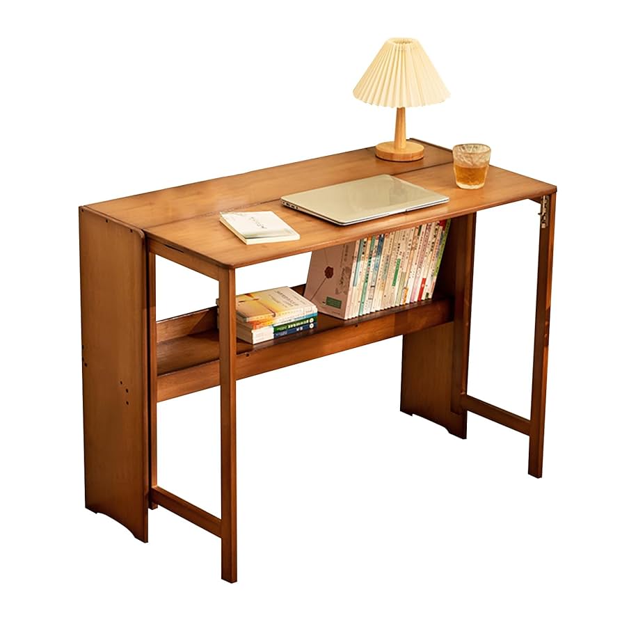 木目調 折りたたみパソコンデスク 折りたたみデスク(折りたたみノートパソコンデスク・高さ調整
