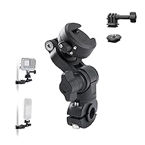PGYTECH CapLock Supporto per Specchietto Retrovisore, in lega di Alluminio per Insta360, testa sferica a 360° con vite da 1, 4″ per GoPro, per DJI Osmo 360, Pocket, Action, per AKASO e altri accessori