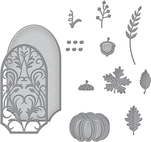 Miniatura 3 de SPELLBINDERS PAPERCRAFTS, INC Spellbinders - Troqueles grabados de Becca Feeken-Fall Label, metal