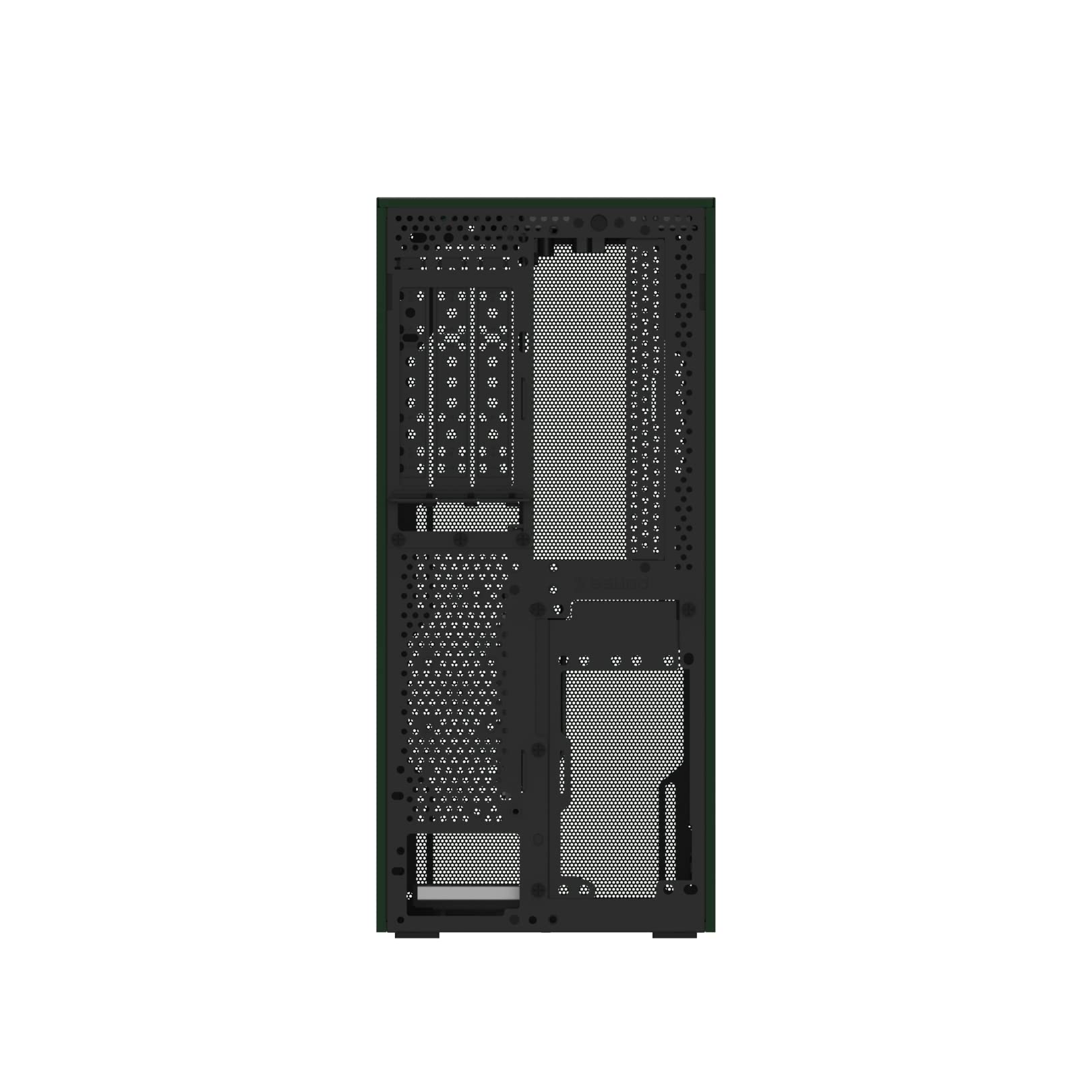 Amazon.co.jp: SSUPD Compact PC Case MESHROOM S Sage Green ATX/M 