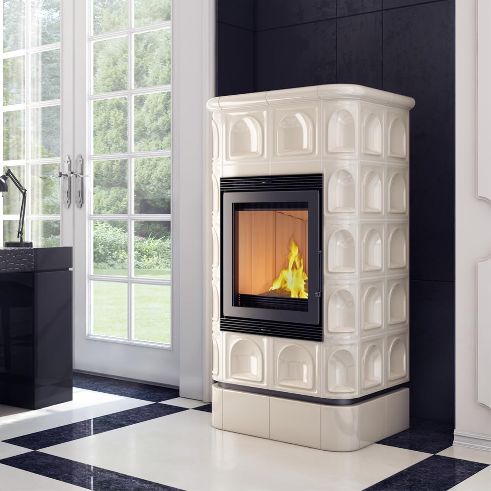 KRATKI Inserto per camino in acciaio a legna BLANKA 8 kW Ø160 A Ecodesign | Acciaio nero, efficienza 78%, classe A. Ecodesign, BImSchV 2.; combustione efficiente; basse emissioni; calore uniforme