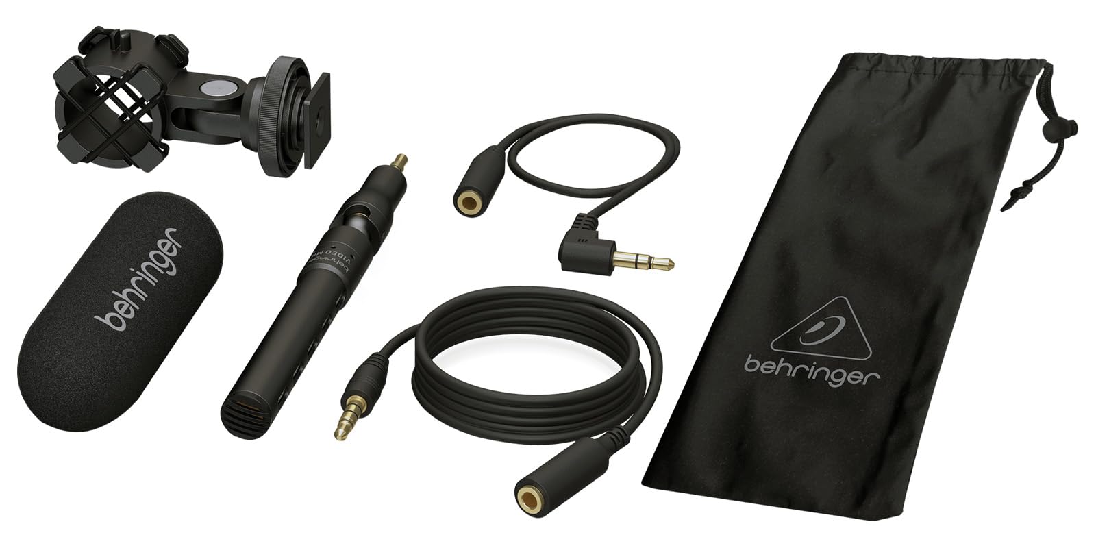 Behringer Video Camera Condenser Microphone VIDEO MIC, Schwarz