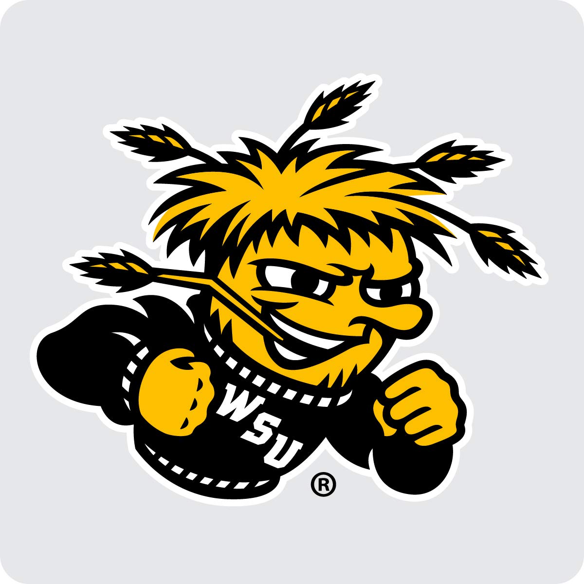 Wichita State Shockers Acrylic Coaster 4-Pack Officially Licensed Collegiate Product