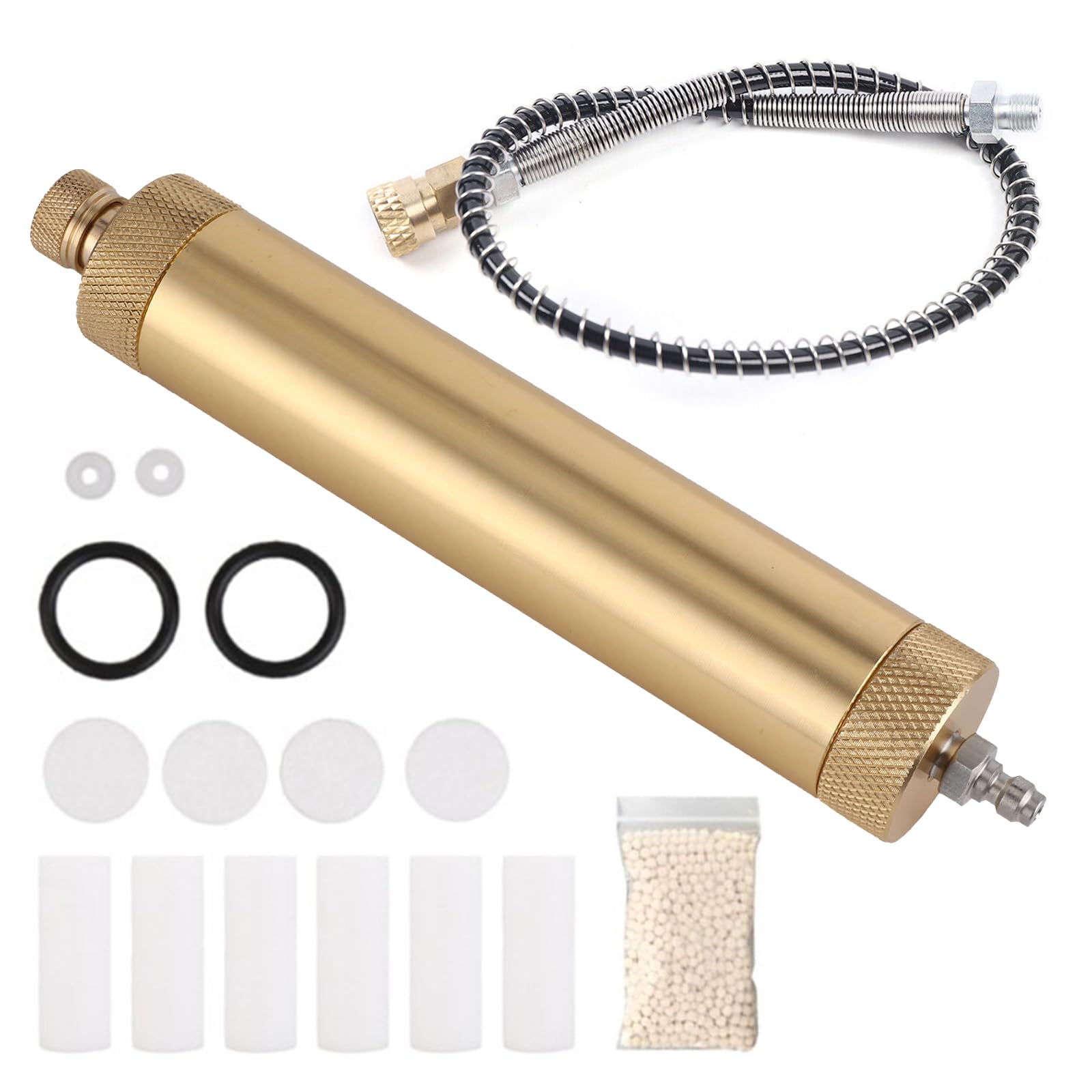 Filtre De Compresseur D'Air, RéGulateur De SéParateur Huile-Eau 17 PièCes Kit De Filtre De Compresseur D'Air Q35 Pcp Pompe De Filtre à Air SéParateur D'Eau Et D'Huile SéParateur D'Eau De Compresseur