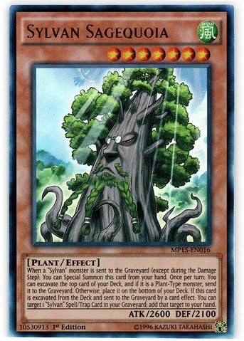 YU-GI-OH! - Sylvan Sagequoia (MP15-EN016) - Mega Pack 2015 - 1 Edición - Ultra Rare