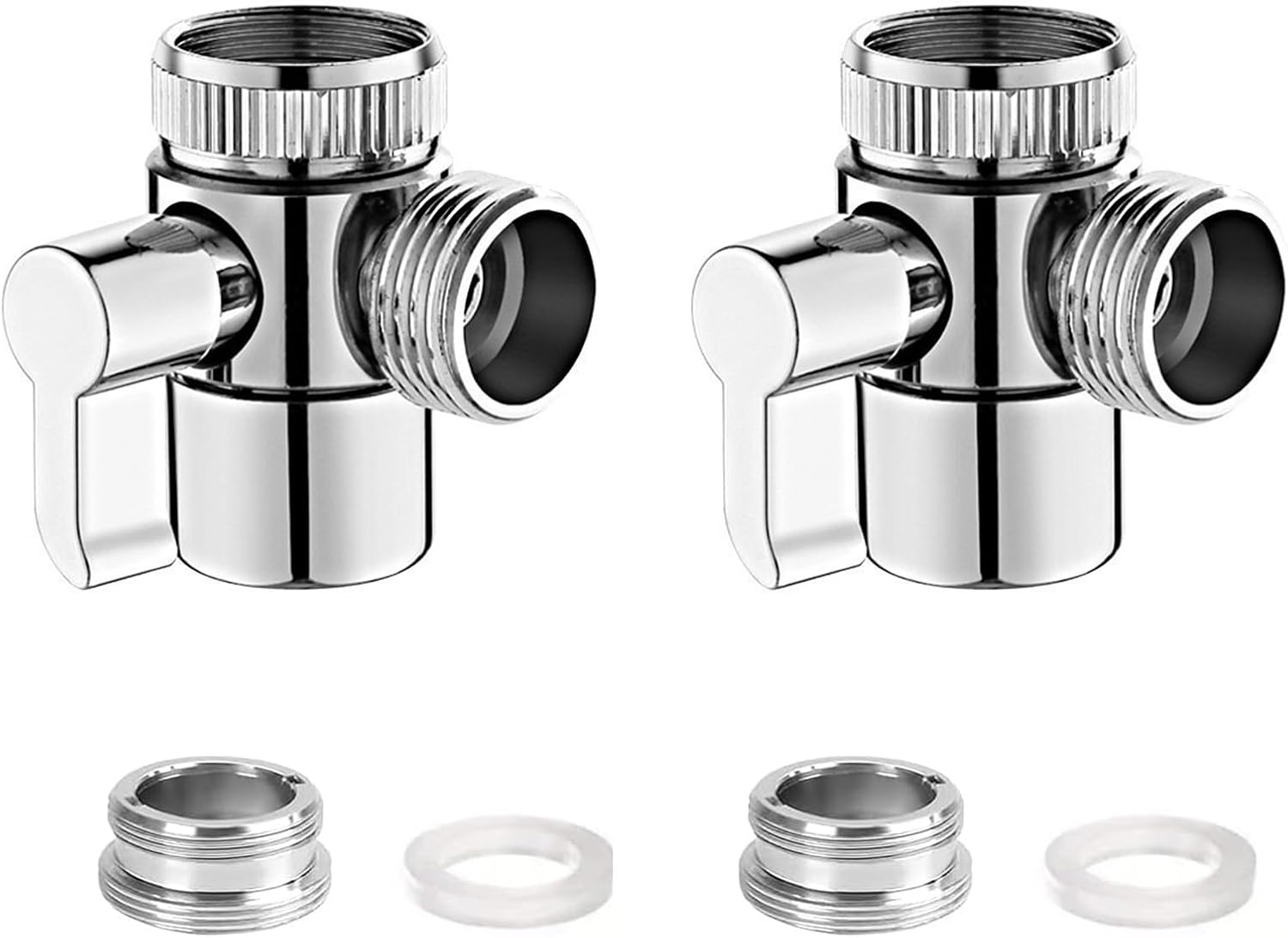 2 External Water dividers and 2 Switching valves for faucets Shower