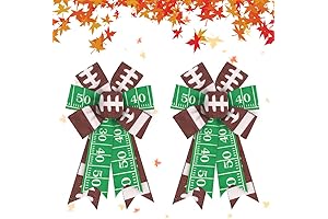 Fall Football Wreath Bows for Autumn Decorations