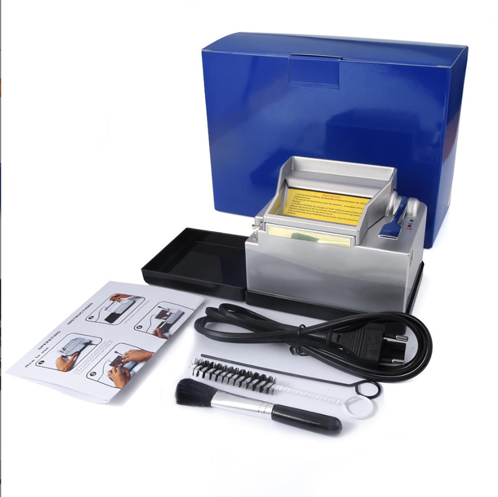 Máquina automática de liar cigarrillos, motor de alta frecuencia, descarga uniforme, incluye cepillo de limpieza, compatible con la mayoría de papeles y tuberías de cigarrillos