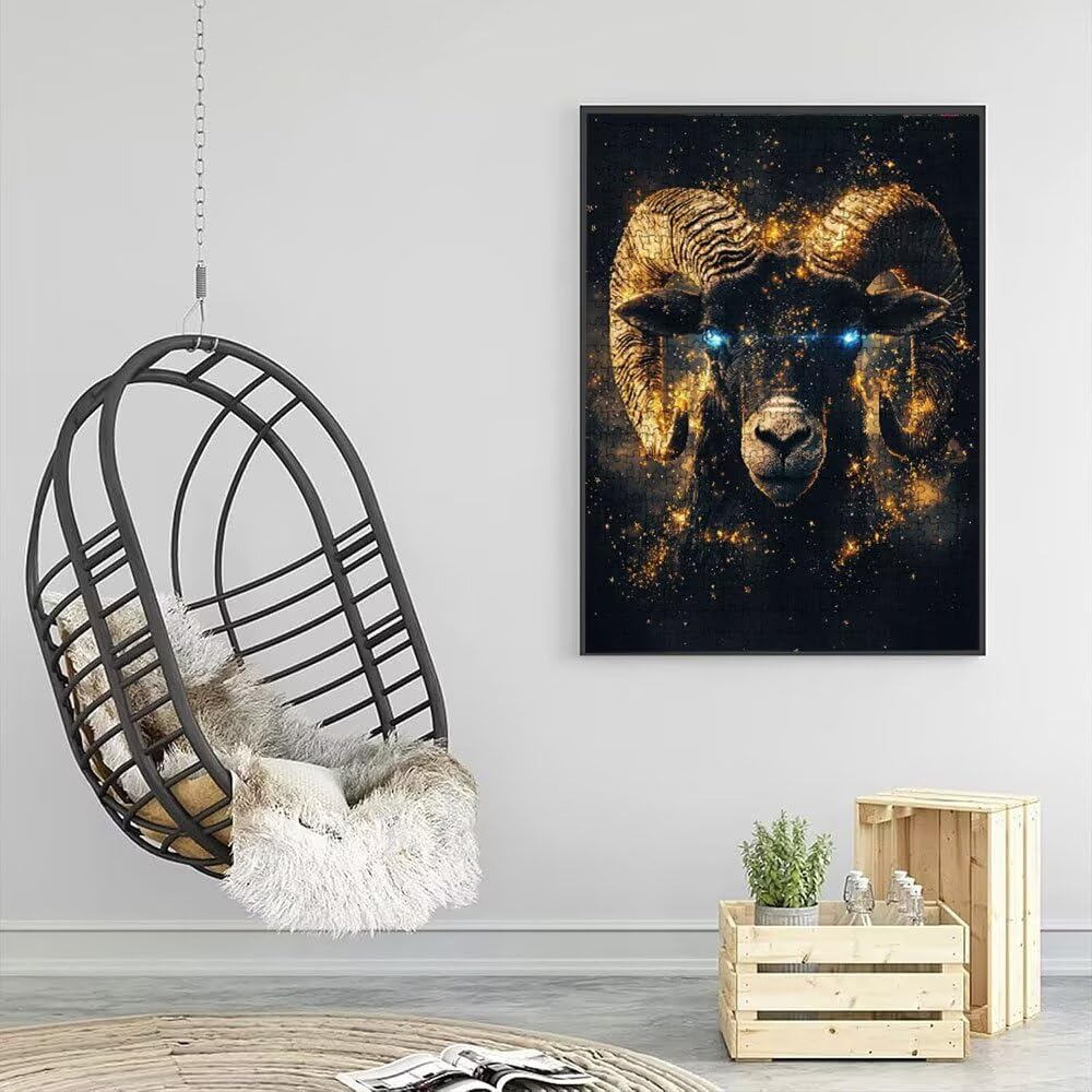 Puzzle 2000 Pezzi, Stella Pecore 3D Puzzle per Adulti Impegnativo, Educa Puzzles Artistico, Divertente E Stimolante Puzzles Decorativo per La Famiglia, Regalo e Decorazione Pareti DX0YL6-967